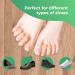Hammer Toe Straightener & Corrector for Women and Men - Gel Separators for Overlapping Toes - Splint Cushion to Correct Toes - 4 Pack Beige - Buy Online on GoSupps.com