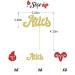 24Pcs Aries Cupcake Toppers Zodiac Themed Birthday Cake Picks Big Aries Energy Aries Season Aries Birthday Party Decorations Red & Gold Glitter - Buy Online on GoSupps.com
