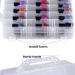 Nail Polish Storage Plastic Nail Polish Organizer for Nail School for Nail Salon for Family for DIY Nail Art - Buy Online on GoSupps.com