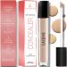 LAQENE Luxury Line: Concealer For Flawless Silky Smooth Full Coverage - Hydrating  Ultra Light  Long Wearing Lasting  For Dark Circles Blemishes - Natural Ivory - Blendable to Skin Tone