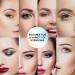 Professional Eyebrow Stamp Stencil Kit - Long-Lasting Waterproof Powder for Perfect Brows in Natural Black - Women's Makeup Tool - Buy Online on GoSupps.com