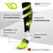 Diasports Runstars Compression Socks for Sports Running Marathon & Triathlon - Premium Even Compression & Reinforced Heel for Men & Women - Black S - Buy Online on GoSupps.com