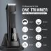 Rechargeable Body Hair Trimmer for Men - Wet & Dry Groin Groomer with LED Light - Private Parts & Pubic Hair Razor - Waterproof - (Due Teste di taglio) - Buy Online on GoSupps.com