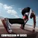Charmking Compression Stockings for Men & Women | 15-20 mmHg Support for Running & Cycling | 8 Pairs in S-M - Black/White/Navy - Buy Online on GoSupps.com