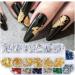 12Grid Gold Glitter Flakes DIY Nail Art Decorations Nail Gold Foil Irregular Aluminum Sequins Ultra-thin(CB03) - Buy Online on GoSupps.com