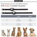 FEEYAR AirTag Cat Collar - GPS Tracker & Bell - Lightweight & Soft - 7-9.5 Inch Black - for Girl Boy Cats, Kittens & Puppies - Buy Online on GoSupps.com