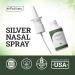 Colloidal Silver Nasal Spray 25PPM - EDTA 0.5% for Sinus Support & Clear Airways - 30ml - International Shipping Available - Buy Online on GoSupps.com