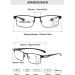 Lanomi Photochromic Progressive Multifocus Reading Glasses - Blue Light Filter UV400 Self-Tinting Metal Rectangle - 2.5 Dioptria Multifocal Computer & Outdoor Sun Aid - Buy Online on GoSupps.com