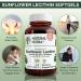 Natural Nutra Sunflower Lecithin Supplement 2000mg - Liver Support & Memory Booster - Non-GMO & Gluten Free - 120 Softgels - Buy Online on GoSupps.com