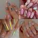 CAOQAO New Nail Beauty Liquid Powder Powder Nonfading Powder Liquid Powder Fairy Powder Manicure 5ml Gel Base Coat And Top Coat (B One Size) 1 count (Pack of 1) B - Buy Online on GoSupps.com