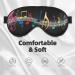 Colorful Musical Note Eye Mask | Soft Sleep Mask for Women & Men | Perfect for Travel & Relaxation - Buy Online on GoSupps.com