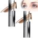 Lijieyou Curling Iron Mascara Lijieyou Mascara Iron Wand Mascara Long Lasting Waterproof and Sweatproof Mascara Extra Slim Metal Mascara Curling Mascara Korean 2pc B