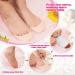 6 Pcs Silicone Toe Covers & Protectors for Women - Ballet Dance Toe Caps with Breathable Hole - Beige Gel Pads for Pointe Shoes & Metatarsal Support - Buy Online on GoSupps.com