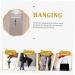 RORPOIR Door Hook Outdoor Towel Rack Towel Hanger Back Door Hanger Nordic Coat Hook Door Back Hook Nail 50X8cm White - Buy Online on GoSupps.com