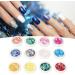 Manicure Sequins Nail Art Sequins Holographic Effect Glitter Nail Sequins for Home for Manicure Store for Nail Salon for Manicure - Buy Online on GoSupps.com