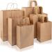 135pcs Brown Paper Bags with Handles Assorted Sizes Gift Bags Bulk Kraft Paper Bags for Small Business Shopping Bags Retail Bags Party Bags Merchandise Bags Favor Bags