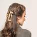 Shinowa Hair Clip Set - 3 Strong Hold Slipproof Gripper Accessories for Long Thick Hair - Beige - Buy Online on GoSupps.com
