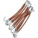 10 pi ces crochet de bandeau de cheveux crochet de support de queue de cheval en lastique crochet d'attache de cheveux lastique crochet de support de queue de cheval (Brown) - Buy Online on GoSupps.com