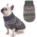 Idepet dog sweater winter warm dog cat sweater clothing pet mantle costume puppy sweater pullover clothing for small medium -sized dogs catso pet sweater xxl gray