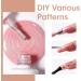 Gellen Gel Nail Polish Kit - 6 Elegant Shades Pink Rose White Nude Pearl Gel Nail Polish Set Shimmer Mermaid Gel Polish Soak Off Thread Effect Nail Art Manicure Gifts for Women Stay Chic - Buy Online on GoSupps.com