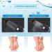 Rechargeable Electric Foot Callus Remover Kit | Waterproof Pedicure Tool with 4 Grinding Heads | Foot Care for Dead Skin | Ideal Gift - Black - Buy Online on GoSupps.com