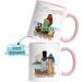 Personalized Pink Dog Mom Mug | Unique Gift for Dog Lovers & Owners | Kiddle-Design - Buy Online on GoSupps.com