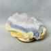 Natural Crystal Rough Natural Gemstone Blue Lace Agate Amethyst Crystal Cluster Blue Chalcedony Specimen Reiki Rock Crystal with Stone - (Color: Weight 575g 110mm) - Buy Online on GoSupps.com