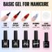 Tomicca 40PC UV Nail Polish Set | 36 Colors Shellac Gel Base & Top Coats | DIY & Nail Studio Essential - Buy Online on GoSupps.com