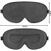 Premium Grey 100% Blackout Sleep Mask for Women & Men | Adjustable Strap | Zero Pressure 3D Eye Mask | Travel Essential - Buy Online on GoSupps.com