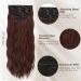 Buy BARSDAR 50 cm Clip In Hair Extensions - Long Wavy Thick & Natural Soft Synthetic - Copper Chestnut for Women & Girls - Buy Online on GoSupps.com