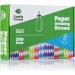 Paper Straws 100% Biodegradable Assorted Colors (Assorted Drinking Straws) - Buy Online on GoSupps.com