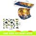 50 Pcs Kid Tie-Dye Disposable Face Masks - Blue | Adjustable Nose Clip & Elastic Earloop | Non-Medical Masks for Boys & Girls - Buy Online on GoSupps.com