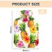 Hot Water Bottles with Hawaiian Pineapple Flowers Cover | 2L Pain Relief & Bed Warmer for Cramps & Aches - Buy Online on GoSupps.com