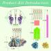 Sonsage 5 PCS Diamond Painting Keychains Kit - DIY Insects Double Sided Key Chains for Adults & Kids - Diamond Art Craft Animal Key Ring - Paint with Diamonds Dots - Perfect Gift & D cor - Buy Online on GoSupps.com