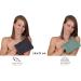Buy Betz 10-Piece Premium Cotton Wash Gloves Set - 100% Cotton 16x21 cm Graphite & Fir Green - Ideal for Gentle Cleansing - Buy Online on GoSupps.com
