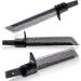 Tanto Blank Blade for Knifemaking | T10A Damascus San Mai Full Tang | DIY Custom Knife Blade for Outdoor & Camping (Includes Guard) - Buy Online on GoSupps.com