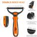 Peteola 2-Sided Undercoat Rake for Cats & Dogs - Shedding Tool for Safe Grooming - Orange - Buy Online on GoSupps.com