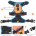 Phoepet 2019 Reflective Dog Harness for Large Breeds - Adjustable No Pull Vest with Handle 2 Metal Rings Size XL (Orange) - Buy Online on GoSupps.com