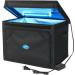 Portable UVC Light Sanitizer Bag with Timer - Disinfection Box for Phone, Toys, Jewelry - Black - Buy Online on GoSupps.com