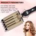 Hair Crimper Iron 5 Barrel Curling Iron Wand - 0.6 Inch Ceramic Waver & Curler with Dual Temperature Settings for Perfect Waves - Buy Online on GoSupps.com