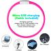 Auauy LED Light Neck Band for Dogs & Cats - Adjustable USB Rechargeable Waterproof Silicone Collar with 4 Modes (Pink) | Pet Safety Gear - Buy Online on GoSupps.com