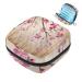 Menstrual Pad Bag with Zipper Ladies Napkin Pouch Tampons Collection Bag for Women and Girls (Cherry on Wood)