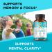 Organic Veda Gotukola Bacopa Capsules Brain Support Supplement for Focus Cognitive Clarity & Energy 120 Veggie Capsules - Buy Online on GoSupps.com