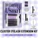 DIY Lash Extension Set | Cluster Eyelash Extensions Kit (C3+C9-C Curl) | 12-16mm | Eyelash Clusters for Stunning Lashes - Buy Online on GoSupps.com