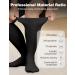 Walking Boot Socks - 2 Pairs Orthopedic Liner Socks for Men & Women | Comfortable Medical Boot Socks for Fractures - Black - Buy Online on GoSupps.com