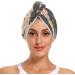 Sleeping Cat Dry Hair Cap Set - 2 Quick Dry Towels & Button Headband | Super Absorbent Soft & Comfortable | International Shipping Available - Buy Online on GoSupps.com