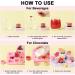 Edible Glitter - 3 Colours 100% Edible Glitter for Cakes Gold Pink Red Edible Glitter for Drinks Cake Decorations Chocolates Muffins Cocktail Cream etc (4g Each) - Buy Online on GoSupps.com