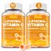 Liposomal Vitamin C Gummies 1000mg for Adults: Vitamin C Chewable Gummy with Zinc Elderberry Vitamins A & E Strawberry 60 Count (Pack of 2)