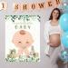 Sinmoe Pin the Pacifier Game - Baby Party Decorations | 24 Stickers & Poster Set for Girl's Birthday | Fun Sage Green Theme - Buy Online on GoSupps.com