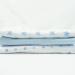 MuslinZ 6pk Baby Muslin Squares Burp Cloths 70x70cm - Blue Star | 100% Pure Cotton | Absorbent & Breathable - Buy Online on GoSupps.com